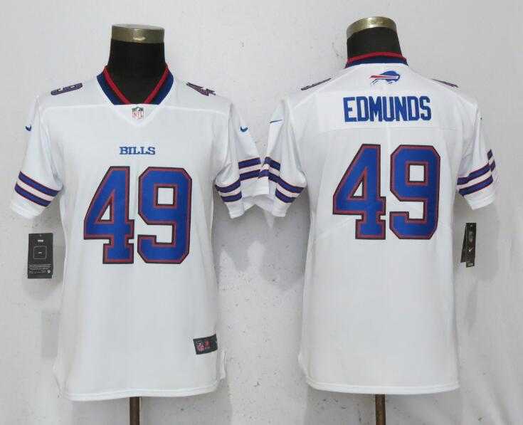 Women Nike Bills 49 Tremaine Edmunds White Vapor Untouchable Limited Jersey,We sell and wholesale Women Nike Bills 49 Tremaine Edmunds White Vapor Untouchable Limited Jersey on line form chian!